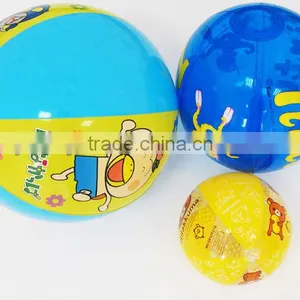 20cm Inflatable PVC Blue Beach Ball For Babys Toy Ball thumbnail-5
