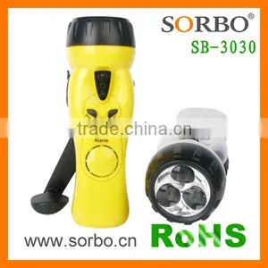 Auto Scan Radio Flashlight Hand Crank Radio Flashlight thumbnail-5