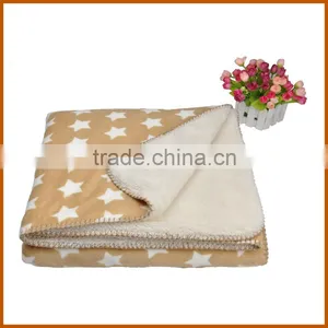 Fashion China New 2Ply Berber Fleece Pillow Blanket thumbnail-4