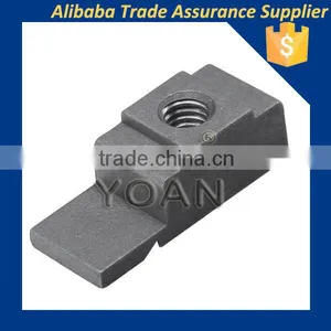 High Performance Natural Colored Zinc Die-casting M6 and M8 Square Nuts thumbnail-1