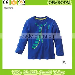 Hot 2015 Baby Girls T Shirts Kids 100%cotton Tee Long Sleeves T-shirt Children T Shirts Child Tie t Shirt thumbnail-1