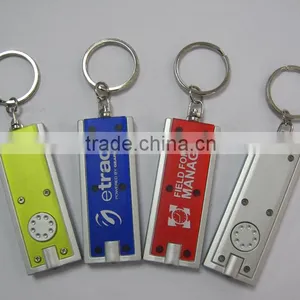 Plastic 1 LED Light Keychain for Promotion thumbnail-1