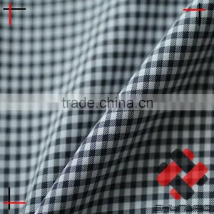 Cationic Polyester Plaid Pongee Imitation Yarn Dyed Fabric for Shirt thumbnail-5