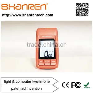 Shanren Rechargeable Cycle 300 LM Light Led Headlight With Smart Bike Computer thumbnail-1