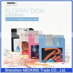 Remax Floppy Disk 5000mAh Portable Power Bank For Smart Phones thumbnail-1