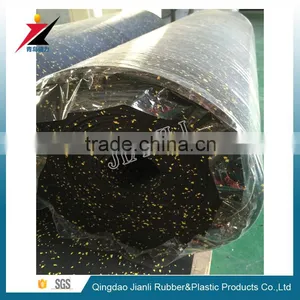 Fitness Center Equipment Protection 6mm Rubber Flooring Roll thumbnail-6