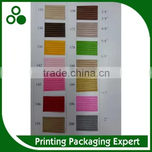 ORGANZA YARN MADE RIBBON COLOR CARD thumbnail-2
