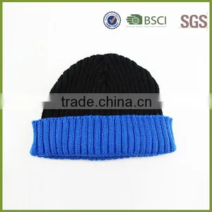 Winter Hats With Bill Custom Design Cuffed Winter Beanie Hat for Women thumbnail-1