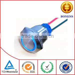 2014 New Hot Sale 19mm Metal Push Button Switch With LED Manufacture China thumbnail-4