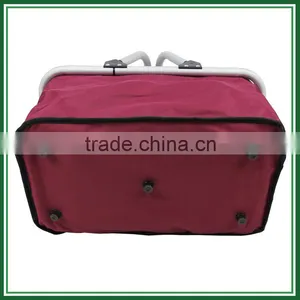 Factory Price Insulated Collapsible Picnic Basket, Folding Picnic Basket thumbnail-6