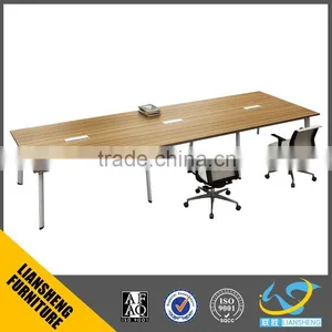 Modern Style Medium Size Conference Table With Metal Legs thumbnail-1