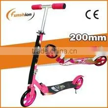 Outdoor Sports 2 Big Wheel Push Stunt Aluminum Foot Adult Kick Scooter thumbnail-1