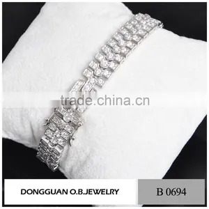 Stainless Steel Bracelet Magnetic Bracelet,Fancy Mens Leather Bracelet thumbnail-6