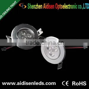 3W Aluminum Housing LED Battery Operated Ceiling Light Downlight thumbnail-1