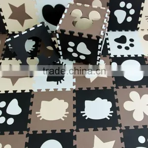 [NEEU]EVA Anti Slip Black and White Cartoon Floor Mats thumbnail-1