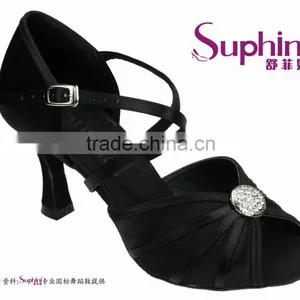 Big Crystal Nice Low Heel Evening Shoes for Women thumbnail-1