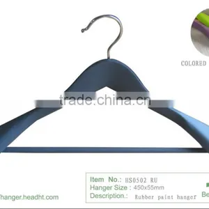 Large Shoulder White/black Vintage for Suit Wooden Garment Hanger thumbnail-3
