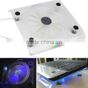 High Quality Colorful Notebook Laptop Cooling Stand With Led Light thumbnail-2