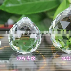 40mm Design Crystal Pear Bead for Curtain thumbnail-4