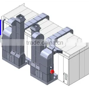 CE & ISO Approved Professional Dust Free Bus Paint Chamber thumbnail-1