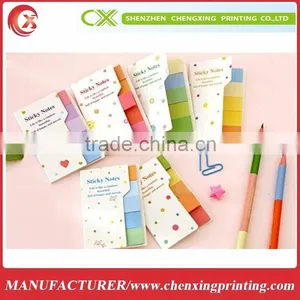 Printing Rainbow Mini Sticker Notepad Bookmark Marker Flags Index Tab Sticky Notes thumbnail-1