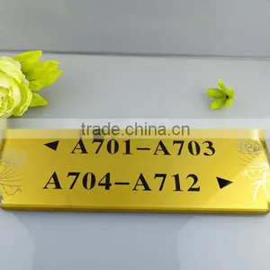 Guangdong Shenzhen Export Luxury Acrylic Material Sign for Hotel thumbnail-1