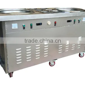 2016 HOT Sale Fried Ice Cream Machine | Thai Fry Ice Cream Roll Machine | Flat Pan Fried Ice Cream Machine thumbnail-2