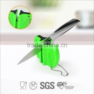 Round Shaped PP and Rubber Knife Sharpener thumbnail-1