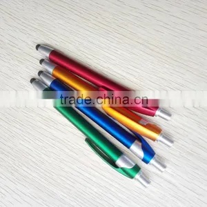 Wholesale Promotional Products China Lacquer Color Barrel and Clip Plastic Stylus Pens thumbnail-4