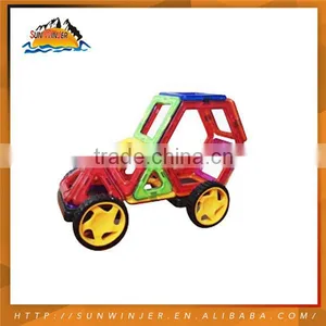Multifunctional Magnetic Building Blocks Plastic Toy Car thumbnail-3