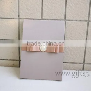 Custom Handmade Wedding Invitation Box With Pearl thumbnail-6