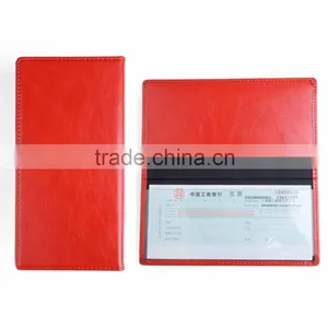 Factory Price Leather Checkbook Holder Leather Checkbook Case thumbnail-4