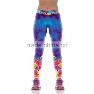 Latest New Women Digital Print Leggings Yoga Leggings N30-14 thumbnail-1
