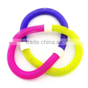 High Quality Spring Hula Hoop Spring Massage Hoop Soft Thin Ring Weight Loss Fitness Circle Thin Waist Ring Sports Hoop thumbnail-1
