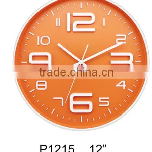 Hot Selling High Quality 3D Plastic Wall Clock thumbnail-1