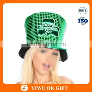 Party Suppliers High Quality Ireland Shamrock Top Hat thumbnail-1