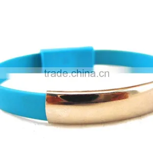 Crystal Bracelet USB Cable Sync Data Charger Cables For Android thumbnail-1