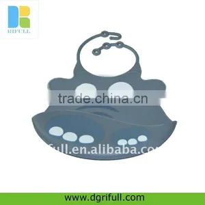 Silicone Baby Bib With Custom Logo Printing thumbnail-1