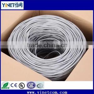Indoor Bare Copper Unshielded CAT6 UTP Lan Network Wire for Network Application thumbnail-1