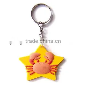 Soft Pvc Star Shaped Keychain thumbnail-1