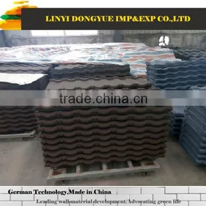 New Design Hot in 2016 Color Sand Coated Roof Tile Pvc Roof Tile thumbnail-1