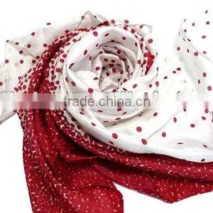 Factory Free Samples Hand Rolled Edge Silk Scarf thumbnail-1