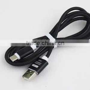Type c Cable Metal Nylon Woven USB Cable With Blister for Huawei,ZTE,xiaomi,Lenovo,Asus thumbnail-3