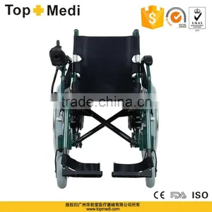 TopMedi Folding Aluminum Handicapped Power Electric Wheelchair Prices for Disabled People(electric Wheelchair for Handicapped) thumbnail-4
