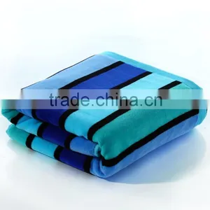 Blue Cotton Terry Towel thumbnail-4