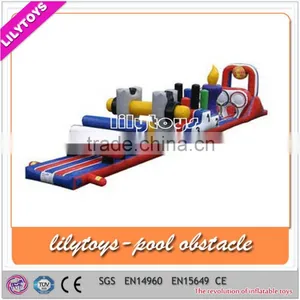 Large Inflatable Water Pool Toys, Crazy Inflatable Water Toys, Inflatable Pool Obstacle thumbnail-1