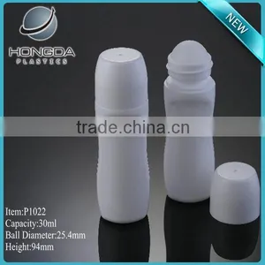 Plastic Material and Screw Cap Sealing Type Refillable Roll on Bottle thumbnail-1