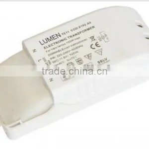 Dimmable Rectangular Electronic Transformer for 12V Halogen Lamps 60w thumbnail-1
