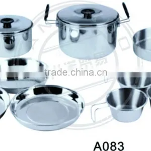 Weekend Metal Picnic Cooking Pot Fry Pan Dish for Family thumbnail-1
