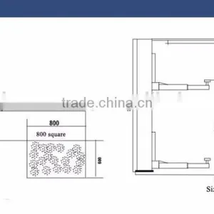 4T Electric Lock Release Clear Floor Lift thumbnail-2